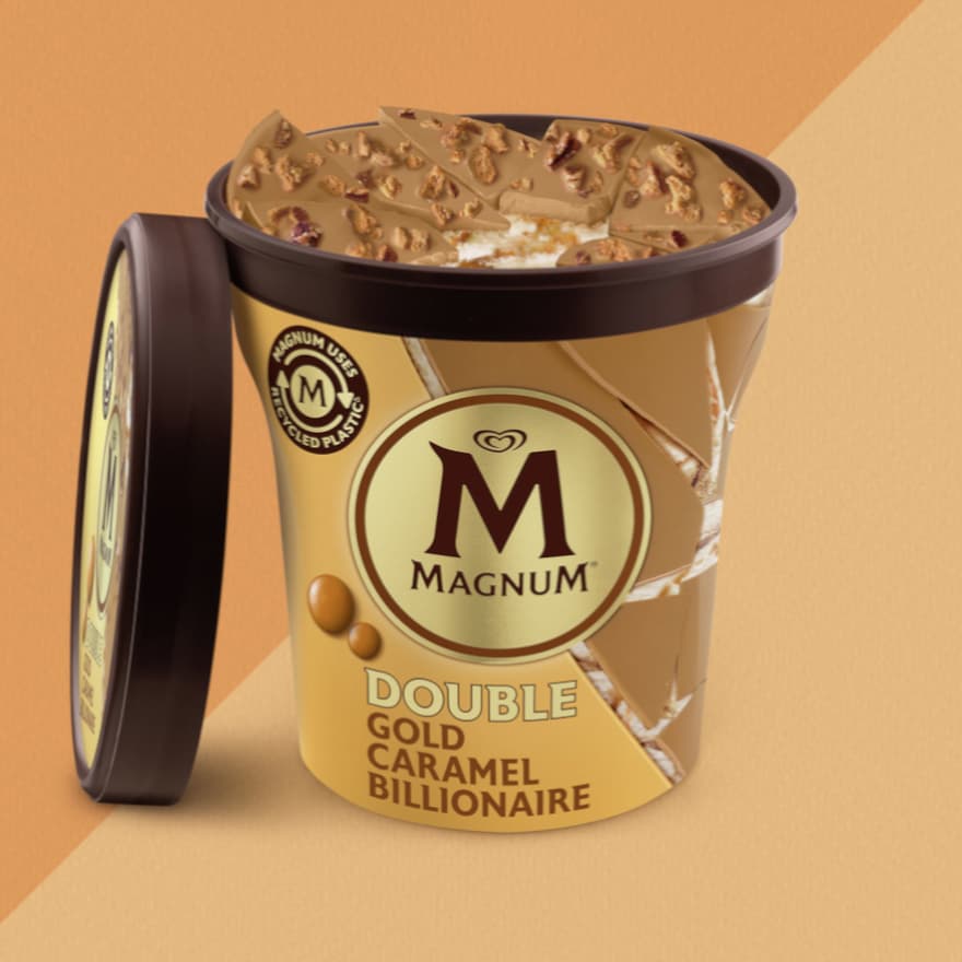 Magnum Pint Double Gold Caramel Billionaire 440ml 